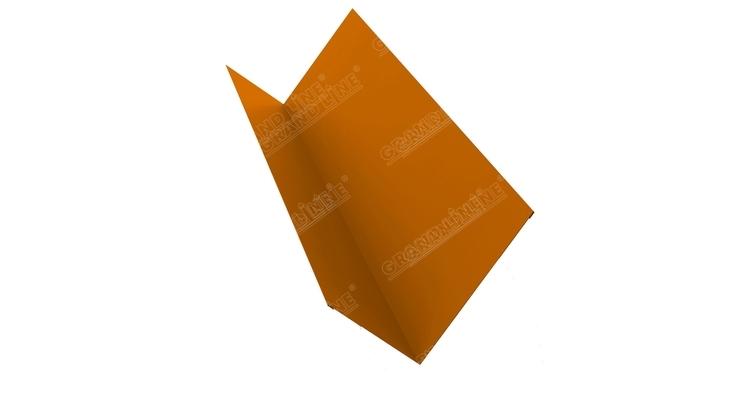 Планка примыкания 150х250 0,45 PE с пленкой RAL 2004 оранжевый