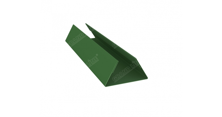Планка стыковочная составная нижняя 0,45 PE с пленкой RAL 6002 лиственно-зеленый