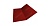Планка ендовы нижней 300х300 0,4 PE с пленкой RAL 3011 коричнево-красный