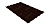 Металлочерепица квадро профи Grand Line 0,5 GreenCoat Pural matt RR 32 темно-коричневый (RAL 8019 се
