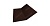 Планка ендовы нижней 300х300 0,4 PE с пленкой RAL 8017 шоколад
