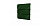 Софит металлический центральная перфорация 0,5 Atlas с пленкой RAL 6005 зеленый мох