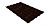 Металлочерепица квадро профи Grand Line 0,5 Rooftop Matte RR 32 темно-коричневый