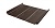 Кликфальц Pro Line 0,5 GreenCoat Pural Matt с пленкой на замках RR 32 темно-коричневый (RAL 8019 сер