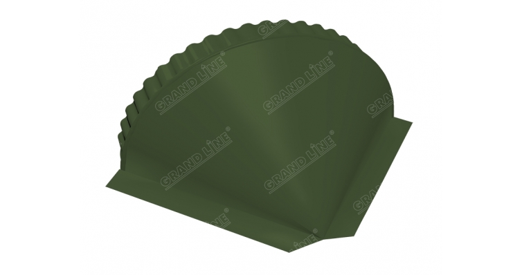 Заглушка конусная GreenCoat Pural RR 11 темно-зеленый (RAL 6020 хромовая зелень)