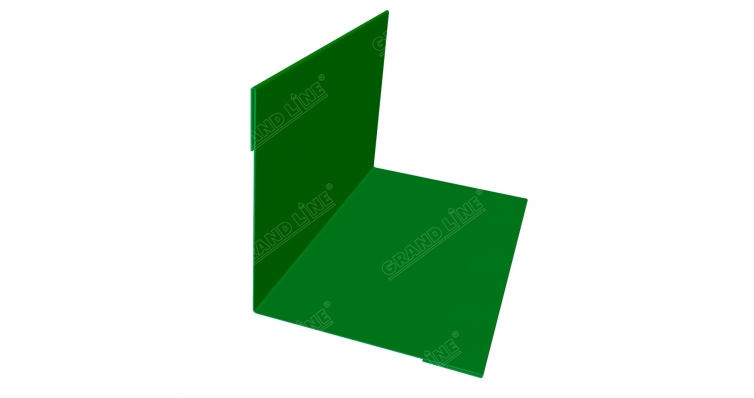 Угол внутренний 50х50 0,5 Satin с пленкой RAL 6029 мятно-зеленый