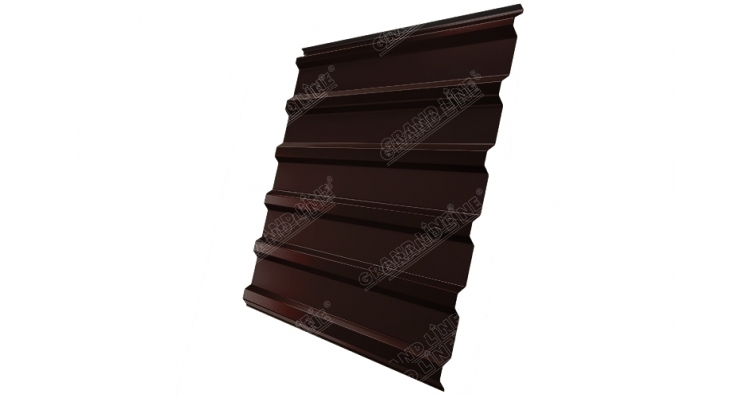 Профнастил С20R GL 0,5 Polydexter RAL 8017 шоколад