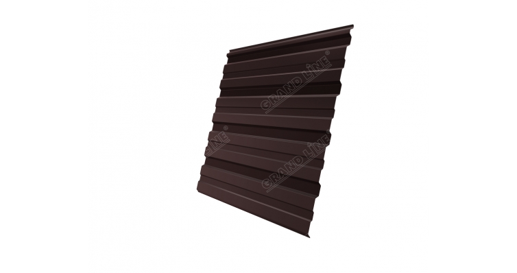 Профнастил С10R 0,5 Satin Мatt RAL 8017 шоколад