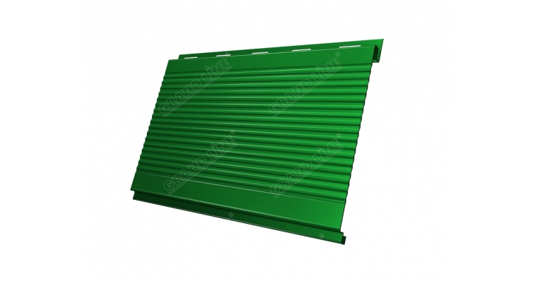 Вертикаль 0,2 gofr 0,5 Satin с пленкой RAL 6029 мятно-зеленый