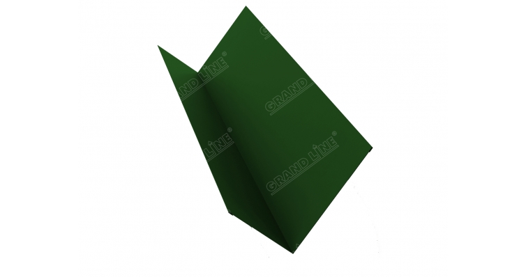 Планка примыкания 90х140 0,45 PE с пленкой RAL 6002 лиственно-зеленый