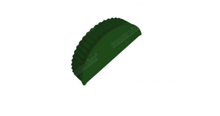 Заглушка малая торцевая PE RAL 6002 лиственно-зеленый