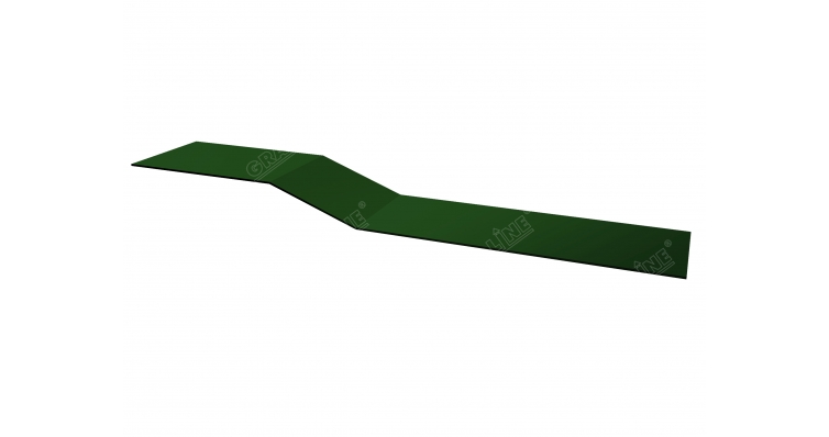 Планка крепежная фальц Grand Line 0,5 Atlas с пленкой RAL 6005 зеленый мох