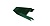 Планка угла внешнего сложного Экобрус Grand Line 0,5 Quarzit с пленкой RAL 6020 хромовая зелень