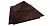 Колпак на столб двойной 390х390мм 0,5 GreenCoat Pural Matt с пленкой RR 887 шоколадно-коричневый (RA