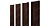 Штакетник М-образный А 0,45 Drap RAL 8017 шоколад