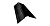Планка конька фигурного 150x150 0,5 GreenCoat Pural Matt RR 33 черный (RAL 9005 черный)