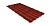 Металлочерепица кредо Grand Line 0,5 GreenСoat Pural Matt RR 29 красный (RAL 3009 оксидно-красный)