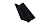 Планка ендовы верхней 115х30х115 0,5 GreenCoat Pural Matt RR 33 черный (RAL 9005 черный)