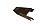 Планка угла внешнего сложного Экобрус 0,5 Satin с пленкой RR 32 темно-коричневый