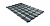 Металлочерепица кредо 0,5 Rooftop Matte RAL 7016 антрацитово-серый