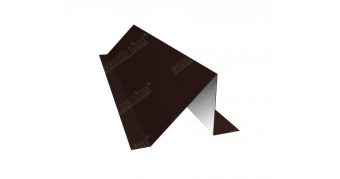 Планка снегозадержания 0,5 GreenСoat Pural Matt RR 887 шоколадно-коричневый (RAL 8017 шоколад)