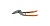 Ножницы "Пеликаны" 62мм правые Erdi - 012655