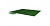 Планка завершающая 0,45 PE с пленкой RAL 6002 лиственно-зеленый