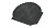 Заглушка малая конусная Velur RAL 7016 антрацитово-серый