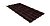Металлочерепица кредо Grand Line 0,5 Quarzit RAL 8017 шоколад