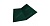 Планка ендовы нижней 300х300 0,45 PE с пленкой RAL 6005 зеленый мох