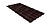 Металлочерепица кредо Grand Line 0,5 Quarzit RAL 8017 шоколад Metallic
