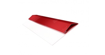 Планка стартово-финишная (Блок-хаус, Экобрус) 0,5 Satin с пленкой RAL 3011 коричнево-красный