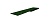 Планка финишная 46х25 0,5 Quarzit с пленкой RAL 6005 зеленый мох