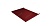 Фальц двойной стоячий 0,45 PE с пленкой на замках RAL 3011 коричнево-красный