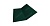Планка ендовы нижней 300х300 0,5 Quarzit lite с пленкой RAL 6005 зеленый мох