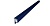 Планка П-образная заборная 17 0,45 PE с пленкой RAL 5002 ультрамариново-синий
