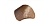 Вальмовая черепица с 3 зажимами Braas Адриа коричневый