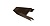 Планка угла внешнего сложного Экобрус Grand Line 0,5 Quarzit lite с пленкой RR 32 темно-коричневый