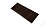Кликфальц mini Grand Line 0,5 Rooftop Matte с пленкой на замках RR 32 темно-коричневый школад_old