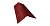 Планка конька фигурного 150x150 0,5 Satin RAL 3011 коричнево-красный